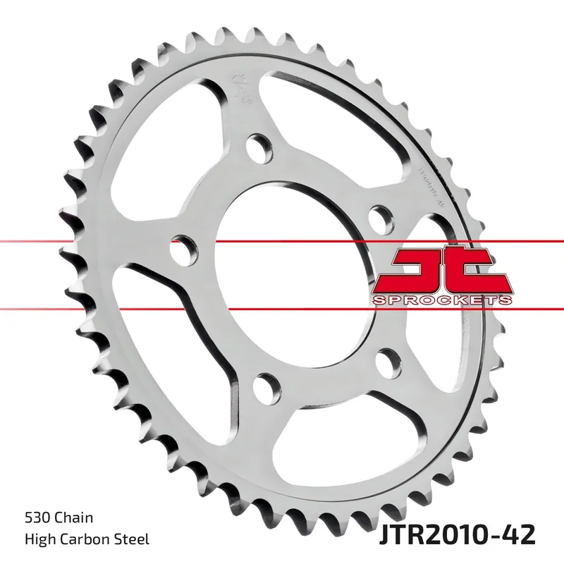 Op = Op JT SPROCKETS - REAR STEEL 42T, 530 - Sprockets - Hoogwaardige kwaliteit