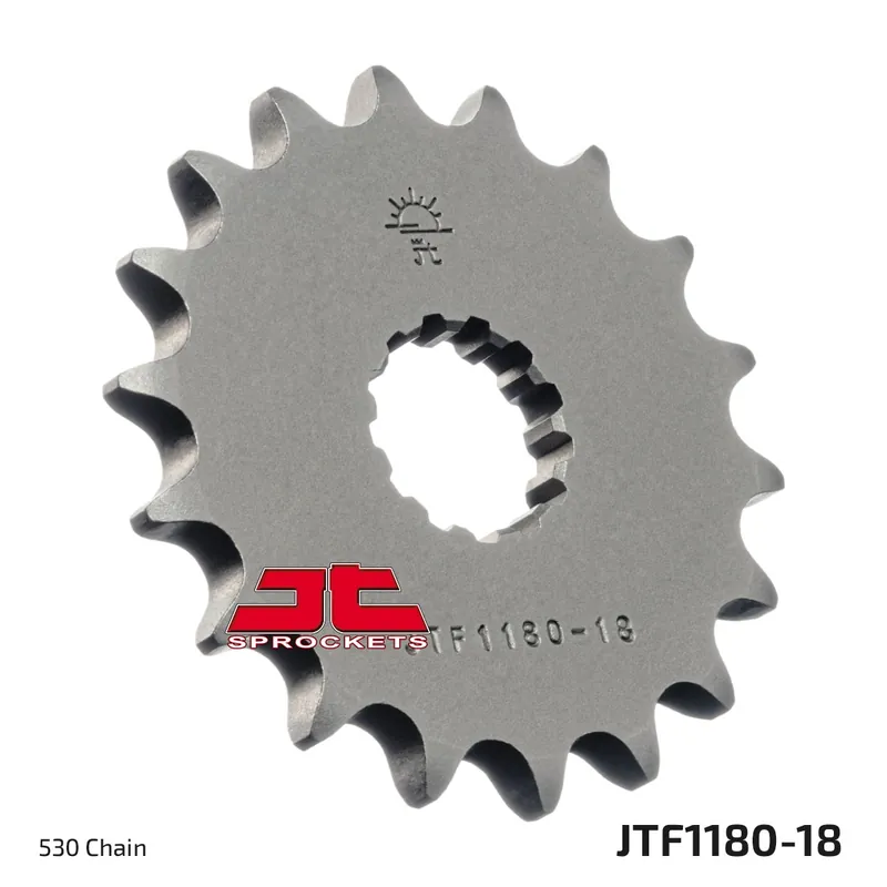 Hete Deal JT SPROCKETS - FRONT STEEL 18T, 530 - Sprockets - Compatibel met Triumph