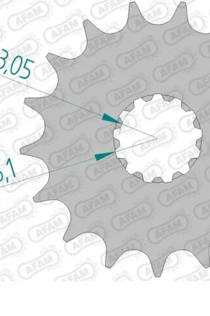 AFAM - FRONT 19T, 530 - Sprockets - Compatibel met Triumph In De Mode