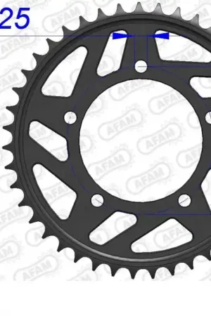 Lage Prijs AFAM - REAR ALU 41T, 525 - Sprockets - Aluminium 41T