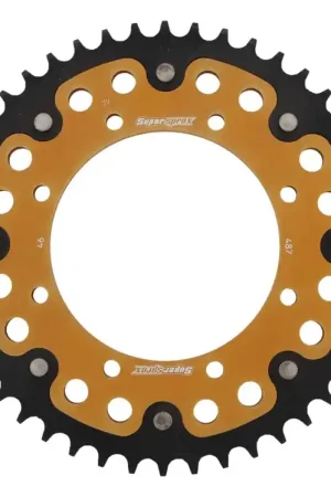 Seizoensaanbieding SUPERSPROX - REAR STEALTH 46T - Sprockets - Goud 520
