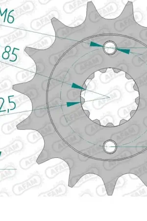AFAM - FRONT 14T, 520 - Sprockets - 14T Koopje