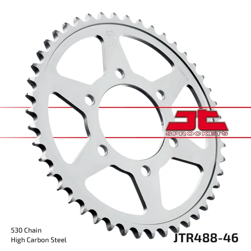 Koop Vandaag JT SPROCKETS - REAR STEEL 46T, 530 - Sprockets - 46T, 530