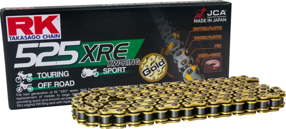 Groothandel RK - GB525XRE - Chains - GOLD, SUPER REINFORCED