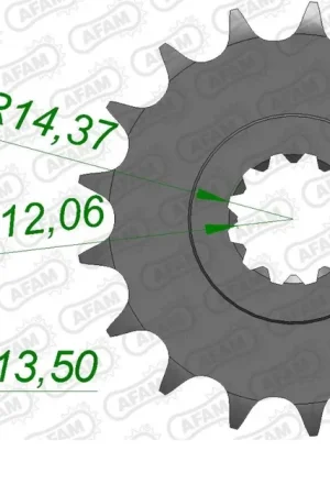 AFAM - FRONT 17T, 530 - Sprockets - 17 tanden, 530 kettingmaat Lage Prijs