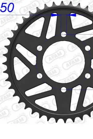 AFAM - REAR ALU 42T, 530 - Sprockets - Aluminium 42T Trendy