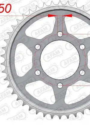 Modern AFAM - REAR STEEL 45T, 530 - Sprockets - Stalen constructie