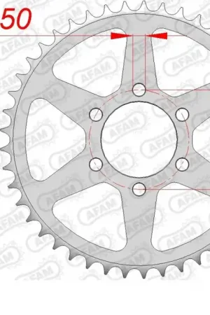 Professioneel AFAM - REAR STEEL 33T, 530 - Sprockets - Duurzaam en Betrouwbaar