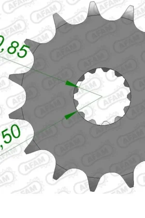 Bestel Nu AFAM - FRONT 17T, 525 - Sprockets - 17 tanden