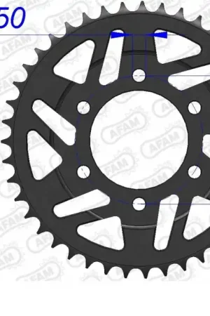 AFAM - REAR ALU 45T, 525 - Sprockets - Lichtgewicht Design Favoriet