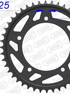 Op = Op AFAM - REAR ALU 47T, 525 - Sprockets - Aluminium 47T