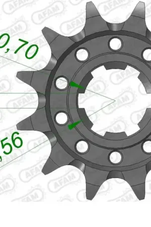 Rechtstreeks Van De Fabrikant AFAM - FRONT 15T - Sprockets - SELF CLEANING