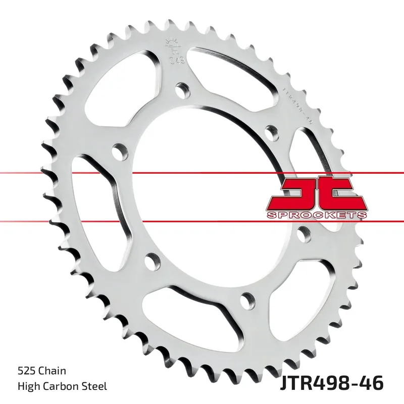 Geld-Terug-Garantie JT SPROCKETS - REAR STEEL 46T, 525 - Sprockets - Staal ontwerp