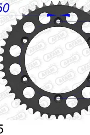 AFAM - REAR ALU 45T, 520 - Sprockets - Lichtgewicht Aluminium Bestel Nu