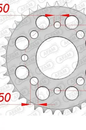 AFAM - REAR STEEL 35T, 428 - Sprockets - Staal Beperkte Voorraad
