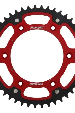 Garantie Inbegrepen SUPERSPROX - REAR STEALTH 47T, RED, 520 - Sprockets - 47T
