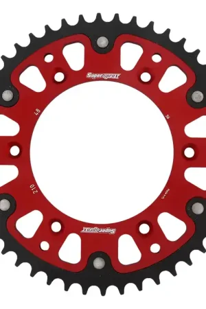 Op = Op SUPERSPROX - REAR STEALTH 48T - Sprockets - Rood 520