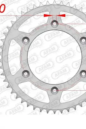 AFAM - REAR STEEL 52T, 520 - Sprockets - Duurzaam en veelzijdig Nu Kopen