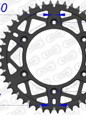 AFAM - REAR ALU 53T - Sprockets - 520 Bestseller