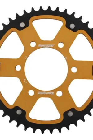 Wereldwijde Verzending SUPERSPROX - REAR STEALTH 46T, GOLD, 520 - Sprockets - Hoogwaardige kwaliteit