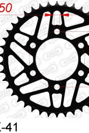 AFAM - REAR STEEL 41T, 520 - Sprockets - Betrouwbare kwaliteit Nieuwe Collectie