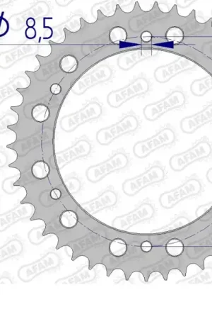 AFAM - REAR ALU 42T, 530 - Sprockets - Aluminium 42T Aanbieding