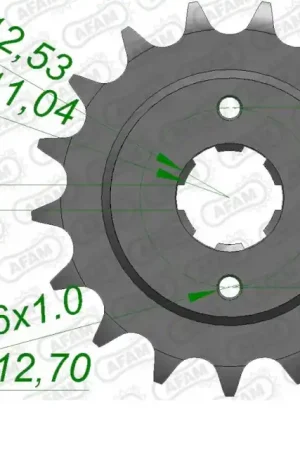 AFAM - FRONT 18T, 530 - Sprockets - Geschikt voor meerdere Honda modellen Korting
