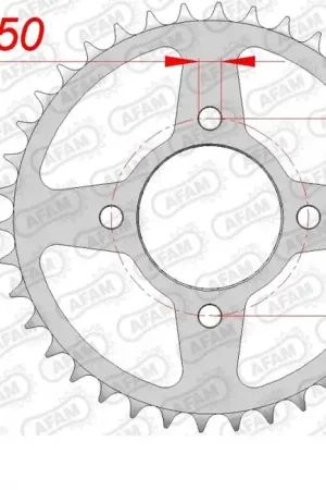 Authentiek AFAM - REAR STEEL 41T, 630 - Sprockets - Geschikt voor Honda