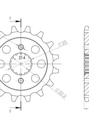 SUPERSPROX - FRONT 15T, 520 - Sprockets - 15T Uitverkoop