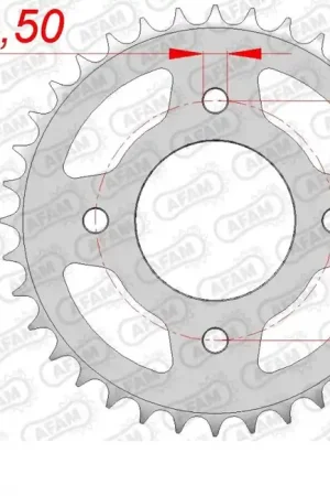AFAM - REAR STEEL 38T, 530 - Sprockets - Compatible with Honda Must-Have
