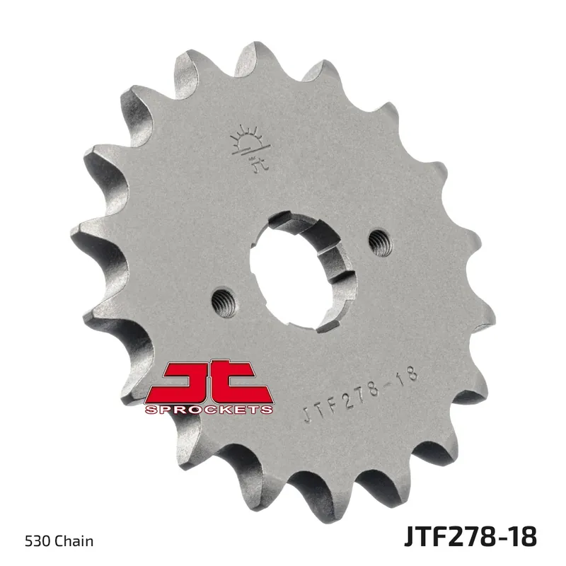 Lage Kosten JT SPROCKETS - FRONT STEEL 18T, 530 - Sprockets - Compatibel met diverse Honda-modellen