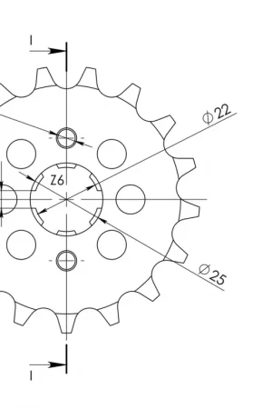 SUPERSPROX - FRONT 16T, 530 - Sprockets - Geschikt voor Honda-modellen Lage Kosten