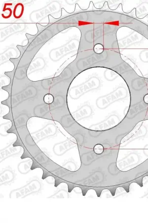 Merkproduct AFAM - REAR STEEL 35T, 530 - Sprockets - Geschikt voor diverse Honda modellen