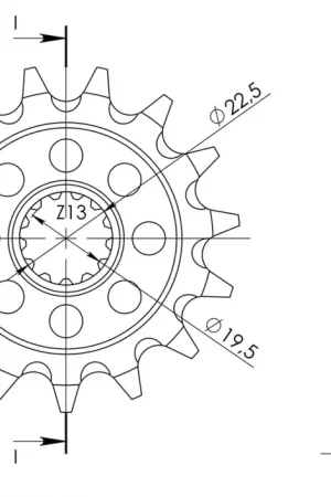 SUPERSPROX - FRONT 16T, 520 - Sprockets - Geschikt voor Suzuki Hoge Kwaliteit