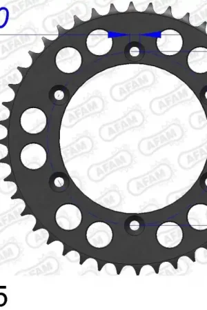 Laatste Kans AFAM - REAR ALU 45T, 520 - Sprockets - Geschikt voor diverse Suzuki modellen