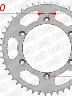 Nieuw Model AFAM - REAR STEEL 47T, 520 - Sprockets - Geschikt voor meerdere Suzuki modellen