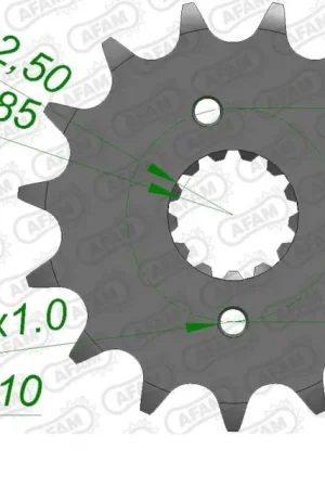 AFAM - FRONT 14T, 520 - Sprockets - Compatibel met meerdere modellen Snelle Levering
