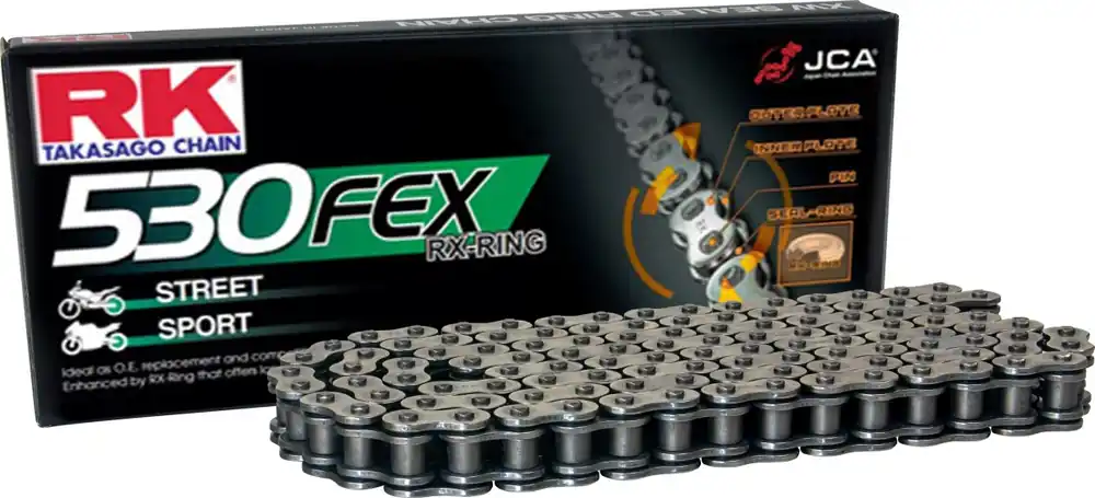 Fabrieksprijs RK - 530FEX - Chains - 116 Outer Link