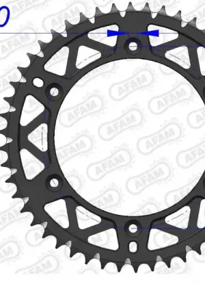 AFAM - REAR ALU 48T, 520 - Sprockets - Aluminium Voordeelprijs