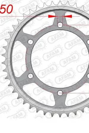 AFAM - REAR STEEL 48T, 530 - Sprockets - Geschikt voor diverse modellen Beperkte Voorraad