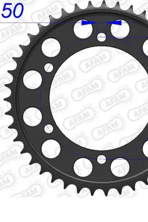 AFAM - REAR ALU 40T, 530 - Sprockets - 40T Aluminium Premium