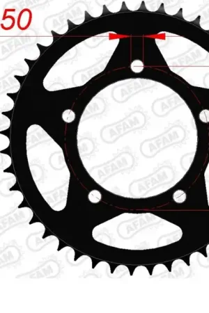 Beste Prijs AFAM - REAR STEEL 40T, 520 - Sprockets - Compatibel met Aprilia en BMW
