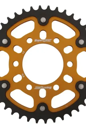 Merkproduct SUPERSPROX - REAR STEALTH 42T, GOLD, 530 - Sprockets - Compatibel met diverse Suzuki modellen