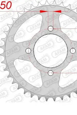Favoriet AFAM - REAR STEEL 45T, 530 - Sprockets - Geschikt voor Kawasaki