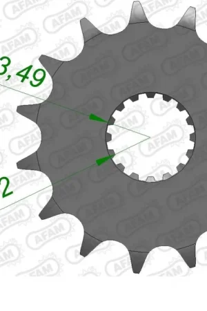 AFAM - FRONT 17T, 530 - Sprockets - Geschikt voor Suzuki Laatste Kans