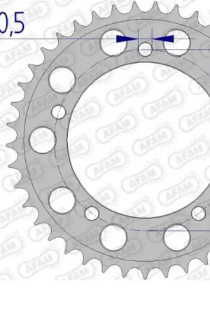 AFAM - REAR ALU 42T, 530 - Sprockets - 42T Aluminium Hoge Kwaliteit