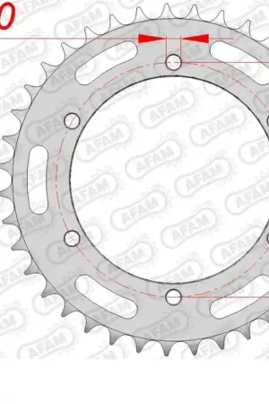 Finale Uitverkoop AFAM - REAR STEEL 39T, 520 - Sprockets - Stevige constructie