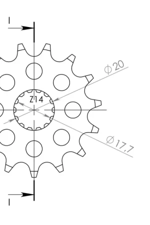 SUPERSPROX - FRONT 13T, 428 - Sprockets - Compatibel met Kawasaki en Yamaha Veilige Betaling