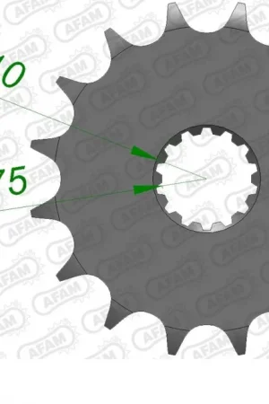 Finale Uitverkoop AFAM - FRONT 20T, 428 - Sprockets - 20T, 428