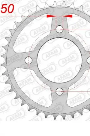 AFAM - REAR STEEL 39T, 530 - Sprockets - Compatibiliteit met Honda Koop Vandaag